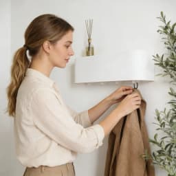 Walnut Wall clothes rac, Walnut Wall Hanger, Entrance Coat Hook, Veneer Hanger, Wall Hanger Clothing Rack Stand Garment Rack