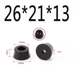 Case Feet Rubber Rubber Feet Anti-Slip Round Anti-Slip Bumper Pad Fine Grips Furniture Feet Pad Table Chair Use