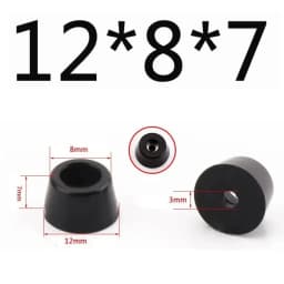 Case Feet Rubber Rubber Feet Anti-Slip Round Anti-Slip Bumper Pad Fine Grips Furniture Feet Pad Table Chair Use