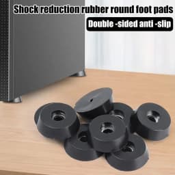 Case Feet Rubber Rubber Feet Anti-Slip Round Anti-Slip Bumper Pad Fine Grips Furniture Feet Pad Table Chair Use