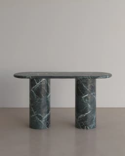 2026 Hot Sales Natural Marble Honed Stone Side Table for Minimalist Home Living Room and Office Decoration