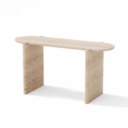 2026 Hot Sales Natural Marble Honed Stone Side Table for Minimalist Home Living Room and Office Decoration