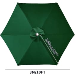 Patio Umbrella Replacement Cloth 6/8 Ribs Waterproof Garden Backyard Pool Cantilever Sunshade Top Cover For Outdoor Table Canoy