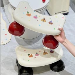 New Cartoon Footrest Toilet Sturdy Practical Bathroom Step Stool Non-Slip Toilet Squat Stool Bathroom Use