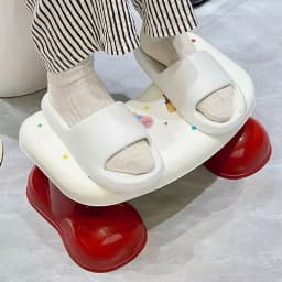 New Cartoon Footrest Toilet Sturdy Practical Bathroom Step Stool Non-Slip Toilet Squat Stool Bathroom Use