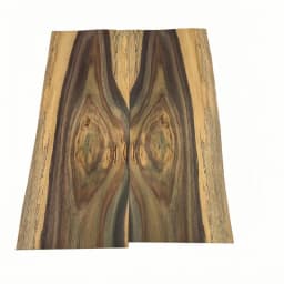 2pcs 0.5mm Natural Padauk Veneer, Bookmatched, Guitar Body Veneer, DIY Marquetry Veneer, Size 50x18cm