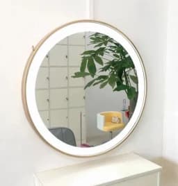 Floor-to-ceiling double-sided lighted hairdressing mirror hairdressing mirror hairdressing mirror stand