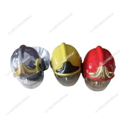 Fire Helmet Gold Plated Film Fire Full Helmet Double sided Cover Pressure Resistant Safety Helmet Red, White, Black