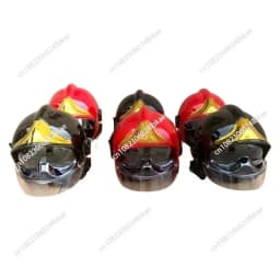 Fire Helmet Gold Plated Film Fire Full Helmet Double sided Cover Pressure Resistant Safety Helmet Red, White, Black