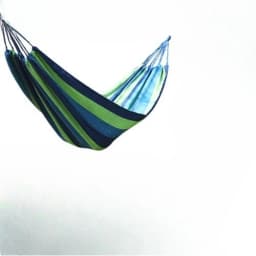 Outdoor anti rollover canvas hammock curved wooden stick duckbill hammock dormitory swing hammock double thick hammock