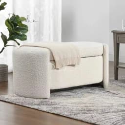 Storage Ottoman Bench Light Luxury Home Bedroom End of Bed Stool Entryway Shoe Changing Seat Clothing Store Long Bench