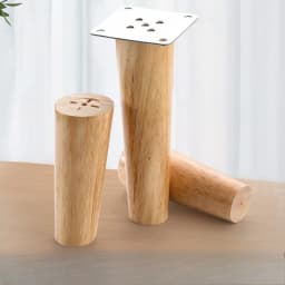 4pcs Solid Wood Sofa Legs Wooden Coffee Table Furniture Bedside Table TV Cabinet Support Stabilize Feet Straight Furniture Legs