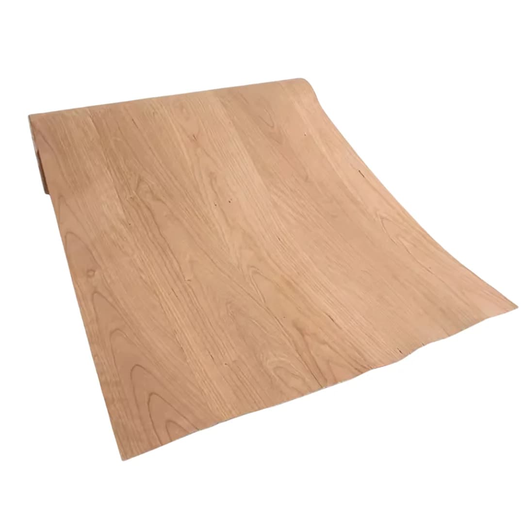 Length:2.5meters Width:580mm Thick:0.5mm North American Cherry Wood Veneer Sheets Home Furniture DIY Wooden Door Decoration