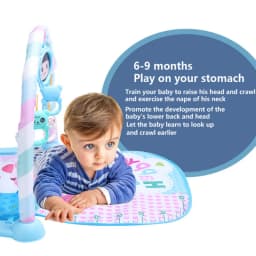 Baby Musical Activity Gym with Foot Piano | 0-36 Months Infant Play Mat | Newborn Educational Piano Toy for Sensory Development