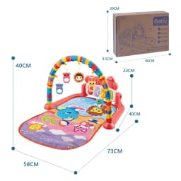 Baby Musical Activity Gym with Foot Piano | 0-36 Months Infant Play Mat | Newborn Educational Piano Toy for Sensory Development