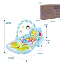 Baby Musical Activity Gym with Foot Piano | 0-36 Months Infant Play Mat | Newborn Educational Piano Toy for Sensory Development