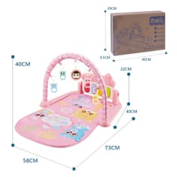 Baby Musical Activity Gym with Foot Piano | 0-36 Months Infant Play Mat | Newborn Educational Piano Toy for Sensory Development