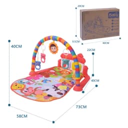 Baby Musical Activity Gym with Foot Piano | 0-36 Months Infant Play Mat | Newborn Educational Piano Toy for Sensory Development