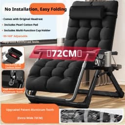 Lunch Break Recliner Chair Stack Lunch Break Office Nap Chair Lazy Can Lie on balcony Home Leisure Elderly Chair