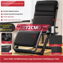 Lunch Break Recliner Chair Stack Lunch Break Office Nap Chair Lazy Can Lie on balcony Home Leisure Elderly Chair