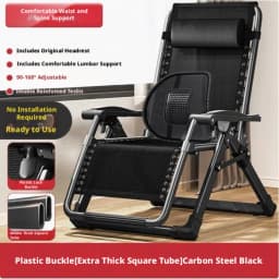 Lunch Break Recliner Chair Stack Lunch Break Office Nap Chair Lazy Can Lie on balcony Home Leisure Elderly Chair