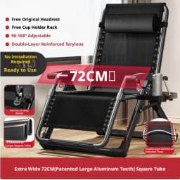Lunch Break Recliner Chair Stack Lunch Break Office Nap Chair Lazy Can Lie on balcony Home Leisure Elderly Chair