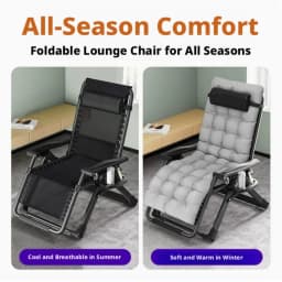 Lunch Break Recliner Chair Stack Lunch Break Office Nap Chair Lazy Can Lie on balcony Home Leisure Elderly Chair
