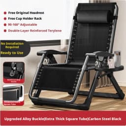 Lunch Break Recliner Chair Stack Lunch Break Office Nap Chair Lazy Can Lie on balcony Home Leisure Elderly Chair