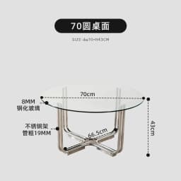 Modern Glass Coffee Table with Chrome Metal Base, Square Transparent Top Minimalist Living Room Center Table for Home Decor
