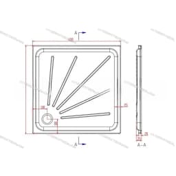 RV Accessories Yacht 600x600 Small Toilet OEM Camping Toilet Base