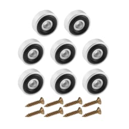 8 Pcs 20*8MM Aluminum Alloy Amplifier Feet Shock Absorber Amplifier Pads Base Feet Pad Cutting Board Feet for Furniture Chair