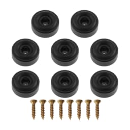 8 Pcs 20*8MM Aluminum Alloy Amplifier Feet Shock Absorber Amplifier Pads Base Feet Pad Cutting Board Feet for Furniture Chair