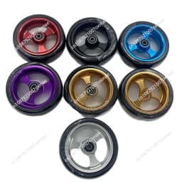 sports wheelchair aluminum alloy 4 inch 5 inch front wheel casters high speed wear-resistant wheelchair accessories