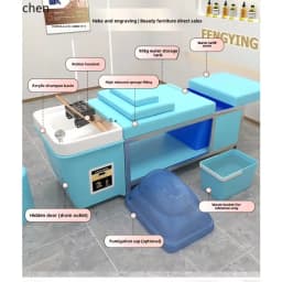 DSA Hair Salon Beauty Salon Special Water Circulation Fumigation Head Treatment Bed Shampoo Bed Barber Shop Special