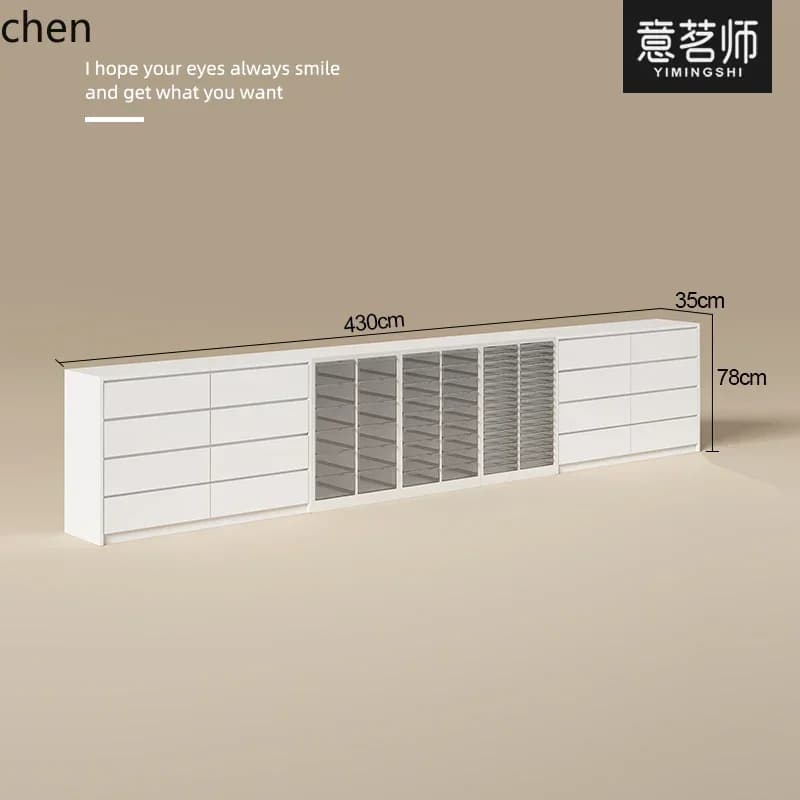 X9 Nail Salon Display Nail Polish Gel Storage Cabinet Floor-standing Nail Polish Color Board Wall Cabinet Storage