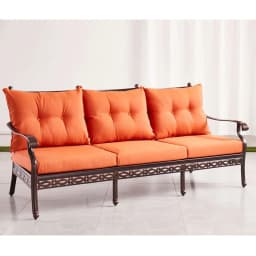 Outdoor cast aluminum villa courtyard garden terrace sun room hotel living room leisure wrought iron sofa combination