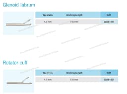 Scorpion Arthroscopic Instruments Suture Passer Grasper With Threader