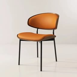 Luxury Modern Nordic Leather Dining Chair, Suitable for Living Rooms, Home Offices, and Kitchens