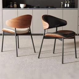 Luxury Modern Nordic Leather Dining Chair, Suitable for Living Rooms, Home Offices, and Kitchens