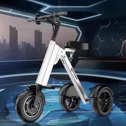 Jmz-portable Cart,Foldable Household Electric Tricycle, Elderly Adult Commuting cart, Small Grocery Shopping CART