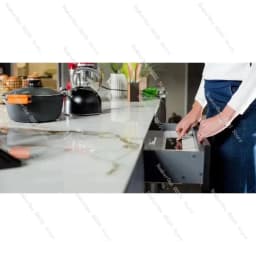 Built in Induction Cooktop Hidden Magnetic Under Granite Ceramic Stove Hob Stovetop Commercial Induction Cooker