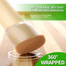 8pcs Diagonal Chair Leg Protectors Foot Covers Flexible Protect Wooden Floors Silicone Furniture Foot Pads Multifunctional
