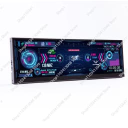 Chassis strip sub-screen touch expansion ASUS same dual-screen 4K computer game stock table with DIY monitor