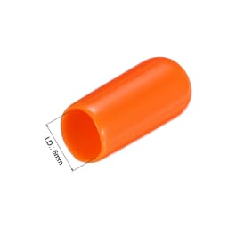 20Pcs Rubber End Caps 2-30mm ID Vinyl PVC Round Tube Bolt Cap Cover Screw Thread Protectors for Metal Chair Tips Patio Furniture
