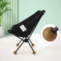 4Pcs Camping Chair Leg Cap Anti Slip Stabilizing Rubber Ball Feet Shock Absorption Chair Leg Protectors for Helinox Chair