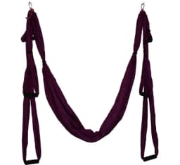 Parachute Fabric Yoga Hammock Swing, Anti-Gravity, High Strength, Decompression, Hanging Gym, Inversion Therapy, 6 Grip