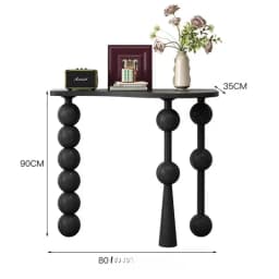Vintage Narrow Entryway Table Creative Solid Wood Console Tables for Hallway Wall Leaner Desk Minimalist Corridor Sofa Table