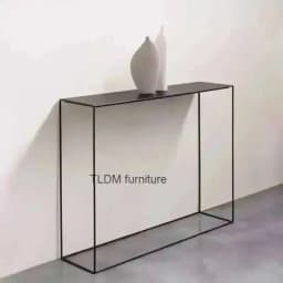 Iron Corner Table Console Nordic Table Minimalist for Entrance Living Room Furniture Sofa Side Hallway Console Tables