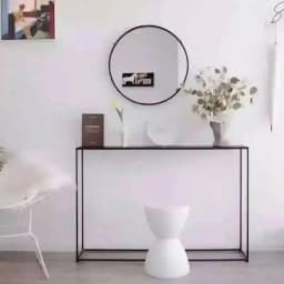 Iron Corner Table Console Nordic Table Minimalist for Entrance Living Room Furniture Sofa Side Hallway Console Tables