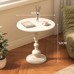 Home Furniture Sofa Round Side Tables Narrow Gap Tea Table Vintage Small Bedside Shelf Office Creative Art Coffee Tables Gifts